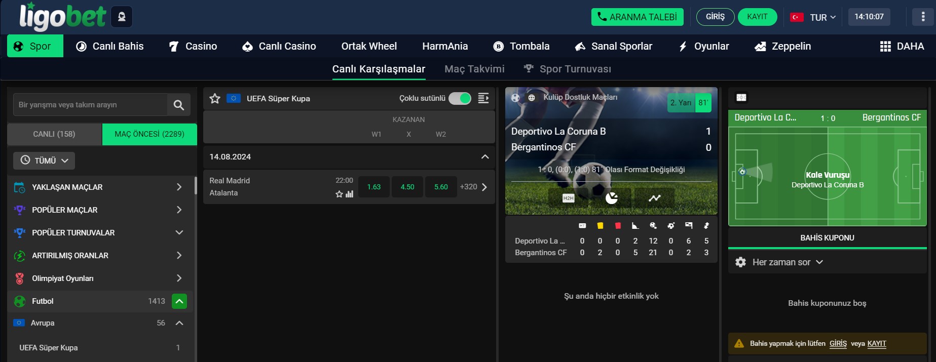 Ligobet Spor Bahisleri